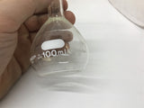 Pyrex 5581 Volumetric Flask 100ML Lot Of 5
