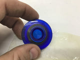 Eaton Cutler-Hammer 10250TC49 Blue Illuminated Push Pull Lens Lot Of 2