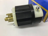Leviton 2431 Locking Electrical Plug 3 Pole 4 Wire-Grounding 3 PH