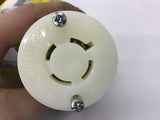 Hubbell HBL2433 Connector Body 20 A 3 Phase 480 VAC 3 Pole 4 Wire-Ground