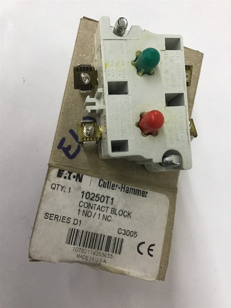 Eaton Cutler-Hammer 10250T1 Contact Block