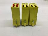 Opto 22 IAC5Q Module Relay Yellow Lot Of 3
