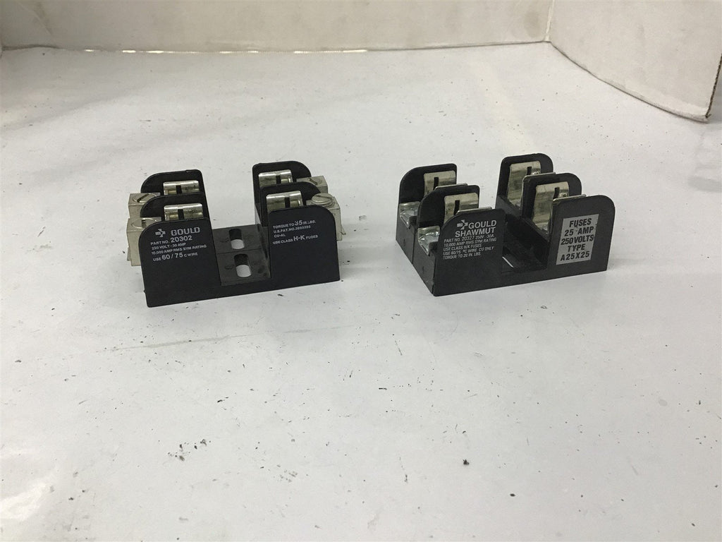 Gould Shawmut 20302 Fuse Holder 250V 30A Lot Of 2