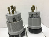 Arrow Hart 6202 20A 125V Locking Plug Lot Of 2