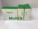 Schneider Multi 9 C60 Miniature Supplementary Protector 25A 2P 460/277 Lot Of 3