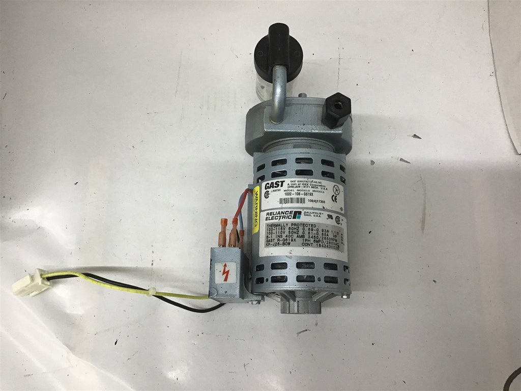 Gast 1032-106-D619X Motor Mounted Rotary Vane Vacuum Pump 100-115V 1/15 HP