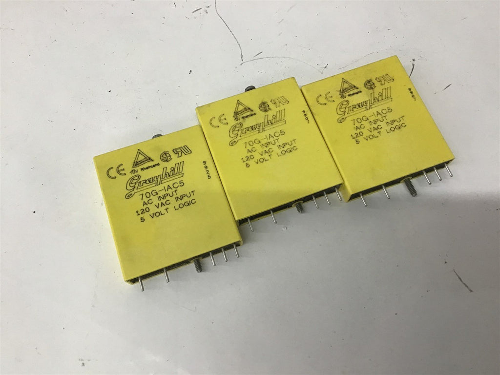 Grayhill 70G-1AC5 AC Input Module Lot Of 3
