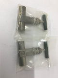 Nupro Company SS-2JB4-CC Valve Lot Of 2