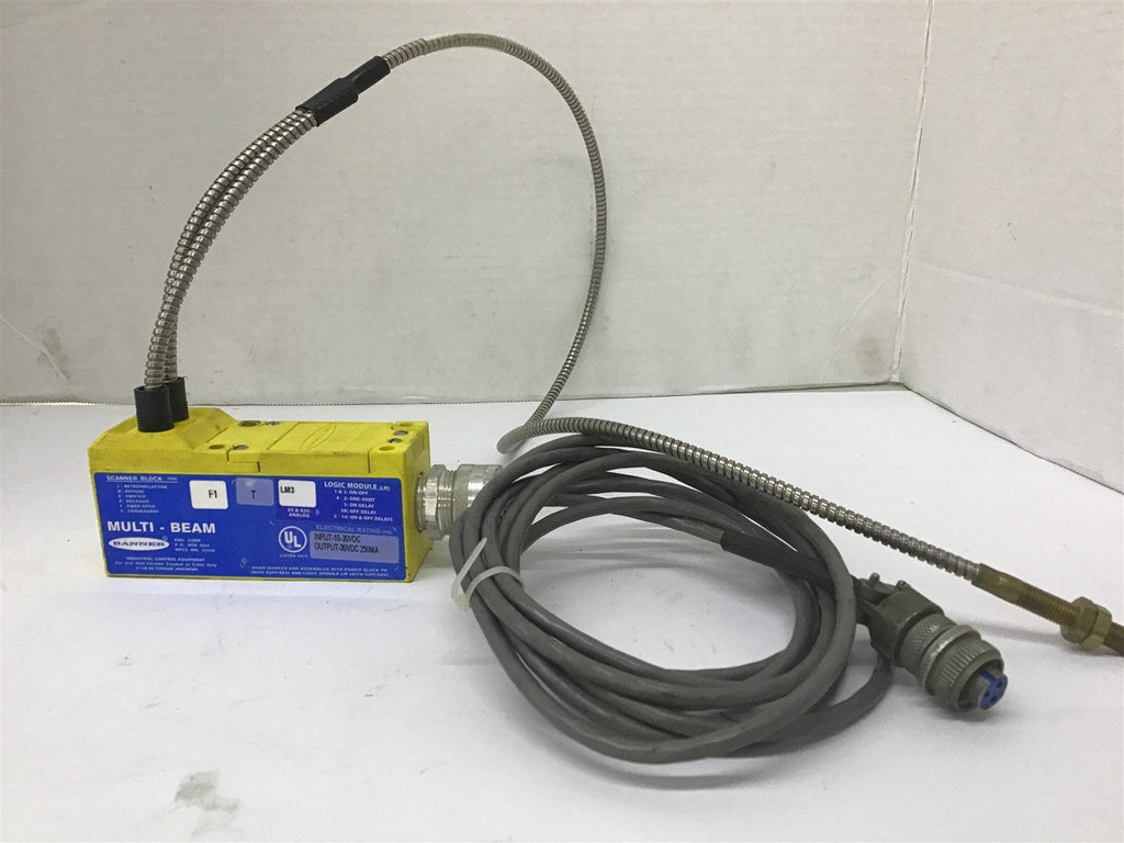 Banner Engineering Corp. LM3 10-30 VDC 250 MA W/ 10' Cord