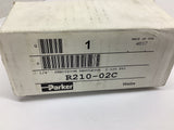 Parker R210-02C Precision Regulator 1/4" 2-120 PSI