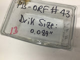 Hex Plugs .089" Lot Of 13
