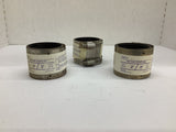 TBA Inc NHC-2 No Hub Coupling Cast Iron 2" Lot Of 3