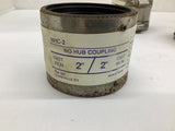 TBA Inc NHC-2 No Hub Coupling Cast Iron 2" Lot Of 3