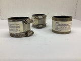 TBA Inc NHC-2 No Hub Coupling Cast Iron 2" Lot Of 3