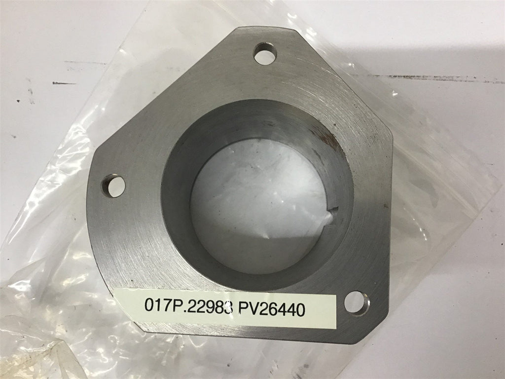 Flanged Housing End 71 3/4 mm ID 91 mm OD 7 1/2 mm Key 8 mm Bolt Hole ID