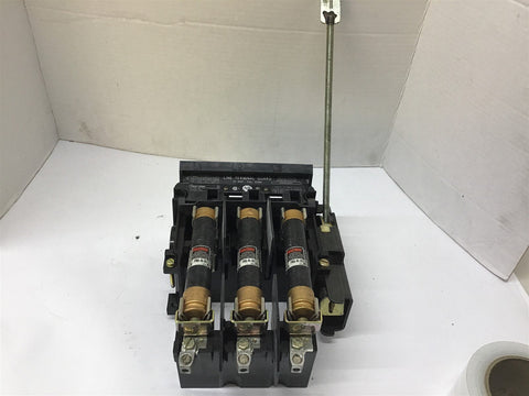 Allen-Bradley 1494V-DS60 Ser. A Line Terminal Guard W/ Bussmann Fusetron FRS-R-3