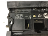 Allen-Bradley 1494V-DS60 Ser. A Line Terminal Guard W/ Bussmann Fusetron FRS-R-3