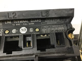 Allen-Bradley 1494V-DS60 Ser. A Line Terminal Guard W/ Bussmann Fusetron FRS-R-3