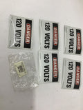 Lab Safety Supply 21001 Danger 120 Volt Sticker 3 1/2" by 5" Lot Of 5