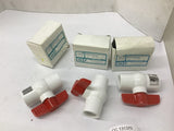 American Granby Inc. LP-70997 PVC Ball Valve 1" Lot Of 3