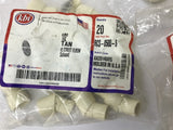 KBI PVC Pipe Elbows RCS-0500-S and RCL-0500-S Lot Of 46