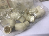 KBI PVC Pipe Elbows RCS-0500-S and RCL-0500-S Lot Of 46