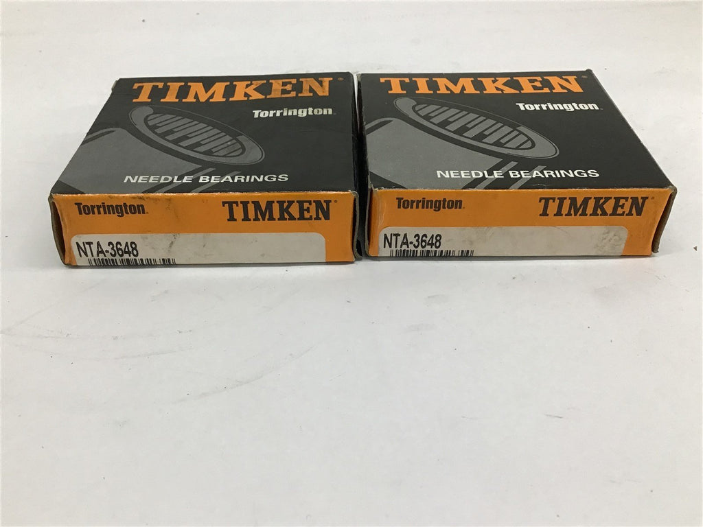 Timken Needle Bearing NTA-3648 Lot Of 2