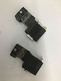 Siemens 6ES7 972-OBA50-OXAO Bus Connector Lot Of 2