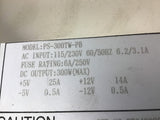PS-300TW-PB Power Supply 115/230 V 60/50 Hz 6.2/3.1 A 300 W