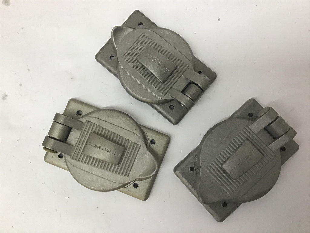 Hubbell Outlet Cover Lot Of 3