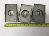 Hubbell Outlet Cover Lot Of 3