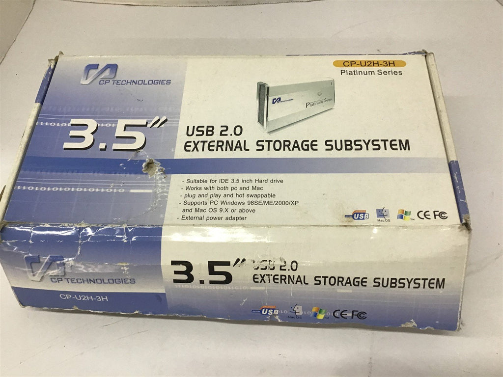 CP Technologies CP-22H-3H USB 2.0 External Storage Subsystem 3.5"