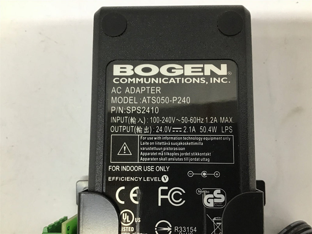 Bogen Communications ATS050-P240 AC Adapter