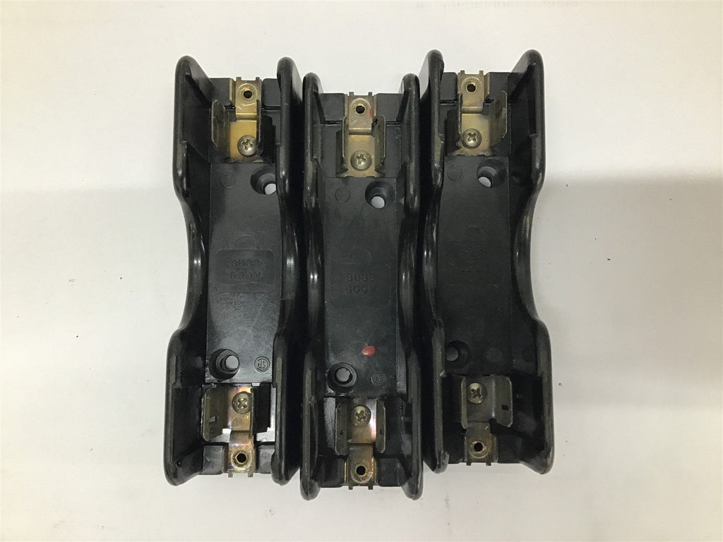 Bussman 1B0024 Fuse Holder 600 V 30 A Lot Of 3