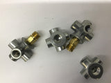 Bijur B2810 5 Way Fitting 1/8" Lot Of 5