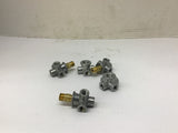 Bijur B2810 5 Way Fitting 1/8" Lot Of 5