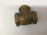 Matco 200 WOG Brass Check Valve 1 1/4"