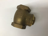Matco 200 WOG Brass Check Valve 1 1/4"