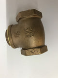 Matco 200 WOG Brass Check Valve 1 1/2"