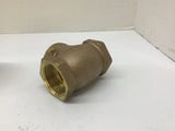 Matco 200 WOG Brass Check Valve 1 1/2"