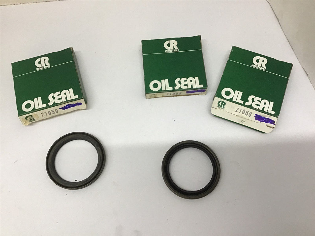CR 21059 Oil Seal 2-1/8" ID x 2-3/4" OD Lot Of 3