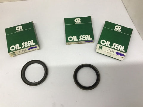 CR 21059 Oil Seal 2-1/8" ID x 2-3/4" OD Lot Of 3