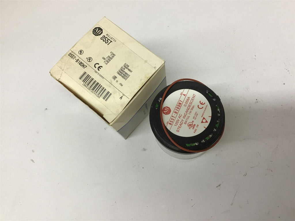 Allen Bradley 855T-B10DN7 Steady Incandescent 120 VAc