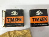Timken 08231-B Tapered Roller Bearing Lot Of 2