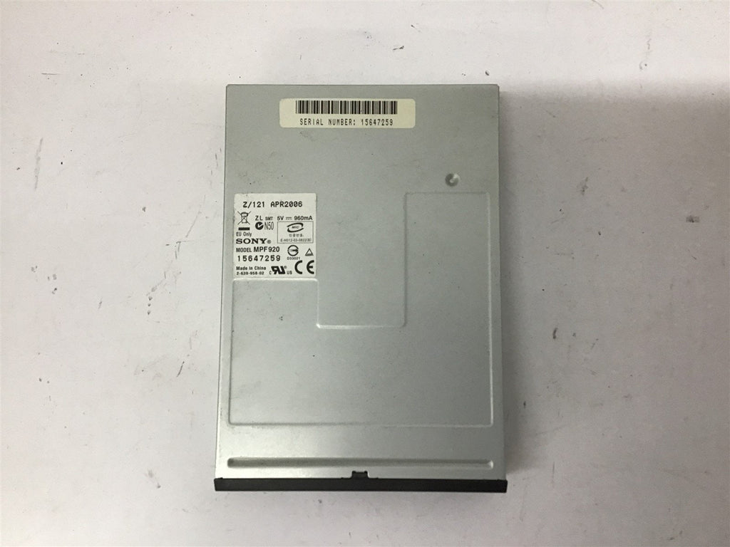 Sony MPF920 Disk Drive 8V 960 MA