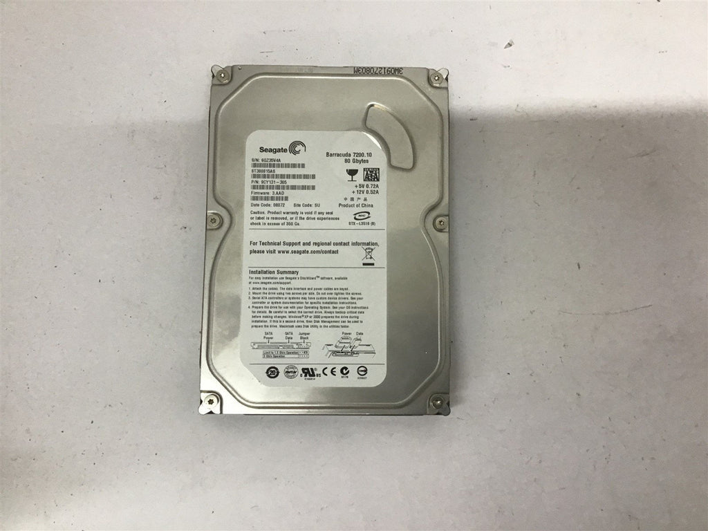 Seagate Barracuda 7200.10 9CY131-305 80 Gbytes