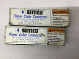 Simco 215-822-6401 Pinner Cable Connector Lot Of 2
