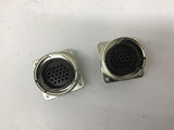 Amp 24 Pin Connector Lot Of 2