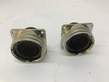 Amp 24 Pin Connector Lot Of 2