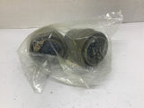 Amphenol 97-3106A26-12P Connector Lot Of 2